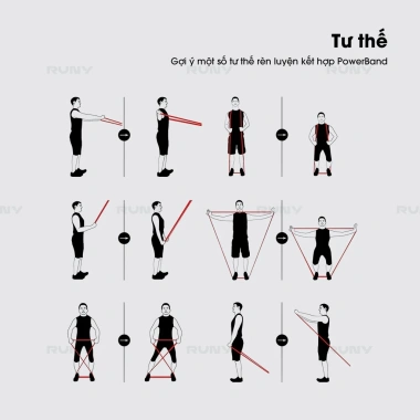 Dây Đa Năng Powerband - Dây Kháng Lực Tập Toàn Thân Gym Calisthenics 29.000 VND