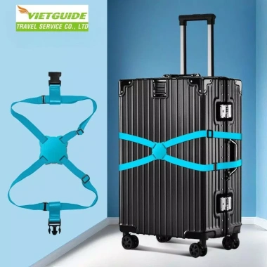 Dây đai ràng vali hình chữ X bảo vệ hành lý an toàn - giảm giá 60.000 đồng 2