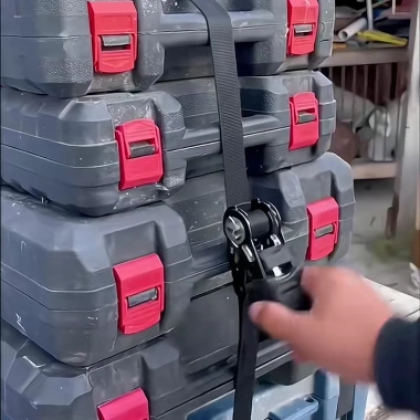 Dây đai Ratchet 800kg Căng xe máy, giá hành lý - Bó sát, cố định nội thất, an toàn 2