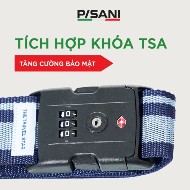 Dây Đai Vali The Travel Star TC063 - Khóa TSA, Tag Thông Tin, Giá 199k 4