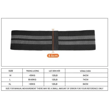Dây Đàn Hồi Kháng Lực Tập Mông Chân Đùi Bền Aolikes 3.603 Chính Hãng Giá 60k