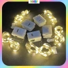 Dây Đèn LED Đom Đóm Sẵn Pin 1-3m Trang Trí Sinh Nhật, Mẹt Tết, Giáng Sinh, Bó Hoa 7