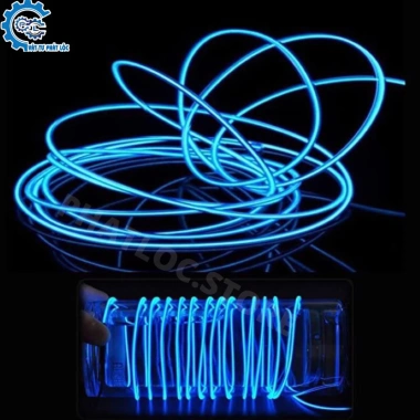 Dây đèn LED neon 1-5M cho tiệc sân vườn, nguồn pin, USB – Sáng rực, dễ lắp