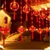 Dây Đèn LED Rèm Lồng Đỏ Song Hỷ Siêu Sáng, Chống Nước, Trang Trí Tết - Đa Kích Thước