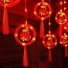 Dây Đèn LED Rèm Lồng Đỏ Song Hỷ Siêu Sáng, Chống Nước, Trang Trí Tết - Đa Kích Thước 5