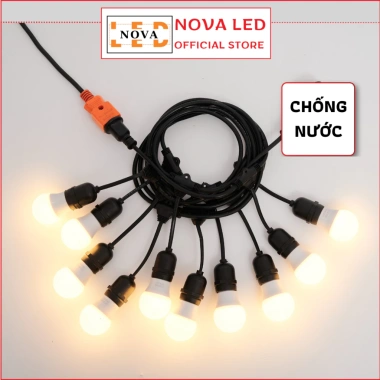 Dây đèn ngoài trời 5-20m chống nước – Phù hợp quán cà phê, trà chanh, trà sữa, decor – 95.300₫