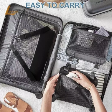 Dây đeo cổ hỗ trợ du lịch - Bộ 2 chiếc điều chỉnh, dùng cho ghế ô tô và máy bay