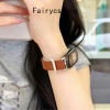 Dây đeo da cho Mi Band 10/9/8/7/6/5/4/3 - Vòng tay thời trang, giá ưu đãi 100.100đ 3