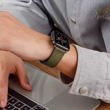 Dây đeo da từ tính Apple Watch - Tương thích Series 11-3, Ultra, 42-49mm, giá 71.148 VND 4
