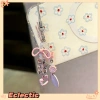 Dây đeo điện thoại gấu Kitty màu hồng dễ thương có nơ - Phụ kiện cute 4