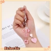 Dây đeo điện thoại gấu Kitty màu hồng dễ thương có nơ - Phụ kiện cute 6