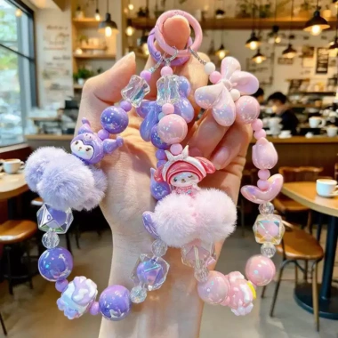 Dây Đeo Điện Thoại Hạt Cườm Dopamine Nhiều Màu Dễ Thương - Handmade Chống Rơi, Dây Treo Túi và Móc Khóa