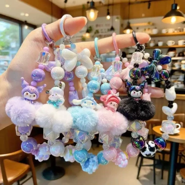 Dây Đeo Điện Thoại Hạt Cườm Dopamine Nhiều Màu Dễ Thương - Handmade Chống Rơi, Dây Treo Túi và Móc Khóa