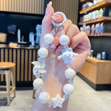 Dây Đeo Điện Thoại Hạt Cườm Dopamine Nhiều Màu Dễ Thương - Handmade Chống Rơi, Dây Treo Túi và Móc Khóa