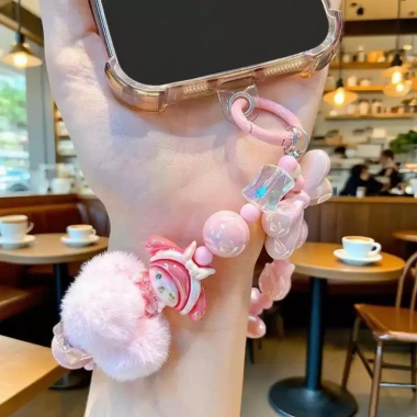 Dây Đeo Điện Thoại Hạt Cườm Dopamine Nhiều Màu Dễ Thương - Handmade Chống Rơi, Dây Treo Túi và Móc Khóa