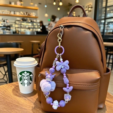 Dây Đeo Điện Thoại Hạt Cườm Dopamine Nhiều Màu Dễ Thương - Handmade Chống Rơi, Dây Treo Túi và Móc Khóa