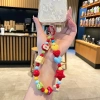 Dây Đeo Điện Thoại Hạt Cườm Dopamine Nhiều Màu Dễ Thương - Handmade Chống Rơi, Dây Treo Túi và Móc Khóa 8