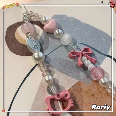 Dây đeo điện thoại Hello Kitty hồng - Chống mất CCD-RY, giá chỉ 8.300 VND