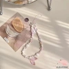 Dây đeo điện thoại hình nơ bướm, hạt pha lê, vòng trái tim, hoa nơ - Giá 5.000 VND 4