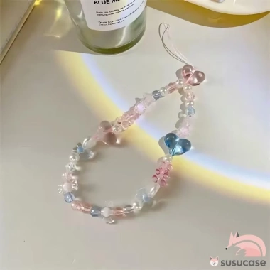 Dây đeo điện thoại hình nơ bướm, hạt pha lê, vòng trái tim, hoa nơ - Giá 5.000 VND 9 Dây đeo điện thoại hình nơ bướm, hạt pha lê, vòng trái tim, hoa nơ - Giá 5.000 VND 9