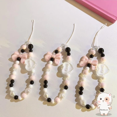 Dây đeo điện thoại Sweet Fairy chống mất, ốp lưng đính hạt mặt dây chuyền - Giá chỉ 17.400₫ 5