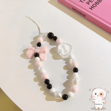 Dây đeo điện thoại Sweet Fairy chống mất, ốp lưng đính hạt mặt dây chuyền - Giá chỉ 17.400₫ 6