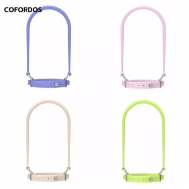 Dây đeo đựng đồ uống COFORDOS màu trơn, điều chỉnh linh hoạt, tay cầm chai nước silicone tái sử dụng - Giá ưu đãi 98.120₫
