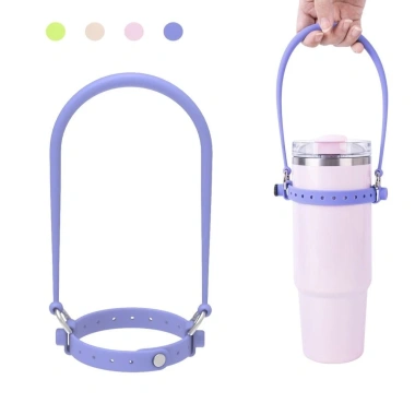 Dây đeo đựng đồ uống COFORDOS màu trơn, điều chỉnh linh hoạt, tay cầm chai nước silicone tái sử dụng - Giá ưu đãi 98.120₫