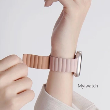 Dây đeo iWatch silicon từ tính 68 màu, hai màu, hỗ trợ 38‑49mm, siêu bền, chỉ 67.155₫