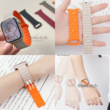 Dây đeo iWatch silicon từ tính 68 màu, hai màu, hỗ trợ 38‑49mm, siêu bền, chỉ 67.155₫ 6 Dây đeo iWatch silicon từ tính 68 màu, hai màu, hỗ trợ 38‑49mm, siêu bền, chỉ 67.155₫ 6