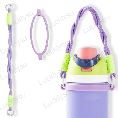 Dây đeo tay cầm Owala silicon 16-40oz, phụ kiện cầm chai cho xe đạp, chạy bộ