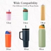 Dây đeo tay cầm Owala silicon 16-40oz, phụ kiện cầm chai cho xe đạp, chạy bộ 4