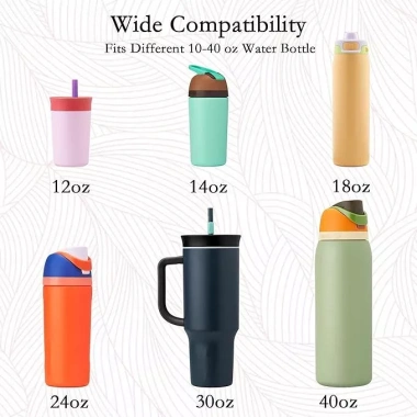 Dây đeo tay cầm Owala silicon 16-40oz, phụ kiện cầm chai cho xe đạp, chạy bộ