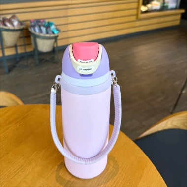 Dây đeo vai silicone cho cốc 16-40oz, hộp rảnh tay di động, Kawaii cho du lịch