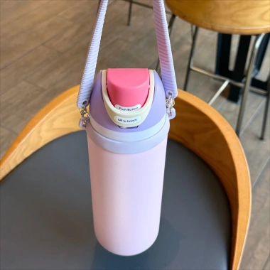 Dây đeo vai silicone cho cốc 16-40oz, hộp rảnh tay di động, Kawaii cho du lịch