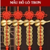 Dây Đồng Xu Ngũ Đế Hồ Lô Đồng Treo Phong Thủy - Decor May Mắn Tài Lộc, Tặng Cát Chu Sa và Móc Treo, Giá 19.600