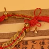 Dây Đồng Xu Ngũ Đế Hồ Lô Đồng Treo Phong Thủy - Decor May Mắn Tài Lộc, Tặng Cát Chu Sa và Móc Treo, Giá 19.600 4