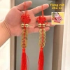 Dây Đồng Xu Ngũ Đế Hồ Lô Đồng Treo Phong Thủy - Decor May Mắn Tài Lộc, Tặng Cát Chu Sa và Móc Treo, Giá 19.600 8