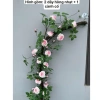 Dây Hoa Hồng Giả Pháp Cổ Leo 1.7m 7 Hoa 8 Nụ Thân Rêu Giống Thật Cao Cấp Giá 105k 2
