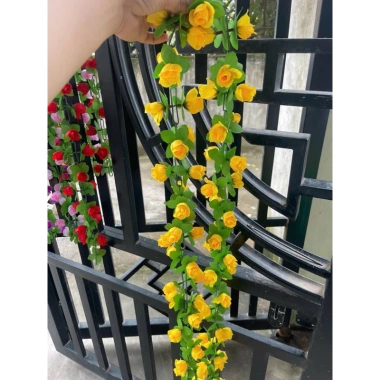 Dây Hoa Trang Trí Hồng Nụ - Hoa Giả Dây Xích, Giá Chỉ 25.000 VNĐ Giảm Sốc 2