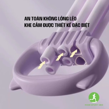Dây kéo số 8 cao cấp 6 cấp độ - Kháng lực tập tay, vai, lưng, 6 ống điều chỉnh - Giá chỉ 69.000đ - Khoesport