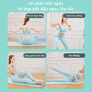 Dây Kéo Tập Gym Keep Đàn Hồi Kháng Lực 2 trong 1 Tập Tay Vai Nam Nữ Giá 69.000đ 7