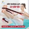 Dây kháng lực 12 cấp độ - Đàn hồi tập Yoga, Pilates, Gym, tăng sức mạnh tay vai toàn thân - Giá 59.000₫