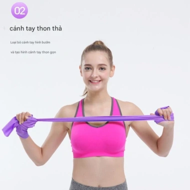Dây kháng lực 2m đa chức năng – Độ đàn hồi cao, tập Gym Yoga, mở vai eo thon, chỉ 61.000₫ 7