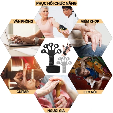 Dây Kháng Lực 5 Ngón Đeo 6 Mức Kháng Tăng Dần – Tăng Sức Mạnh Ngón Tay, Dụng Cụ Luyện Tập – 29.000₫