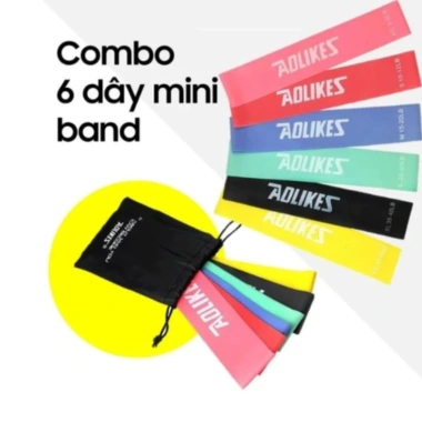 Dây kháng lực AOLIKES tập chân, gym yoga miniband cao su đàn hồi - Thay thế tạ nặng, giá chỉ 27.000 VND