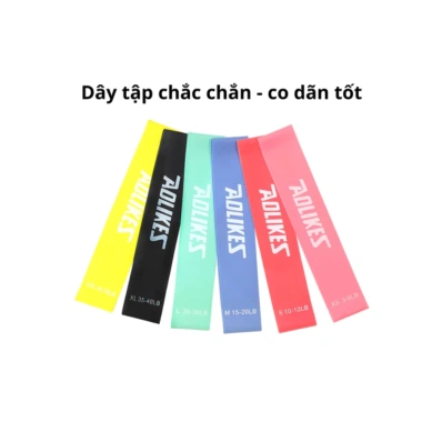 Dây kháng lực AOLIKES tập chân, gym yoga miniband cao su đàn hồi - Thay thế tạ nặng, giá chỉ 27.000 VND 3 Dây kháng lực AOLIKES tập chân, gym yoga miniband cao su đàn hồi - Thay thế tạ nặng, giá chỉ 27.000 VND 3
