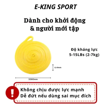 Dây kháng lực cao su EKINGSPORT Power Mini Band Tập tay, chân, mông chỉ 40.000₫