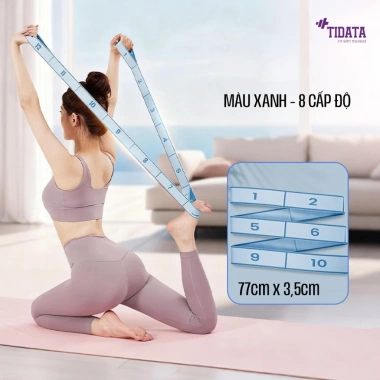 Dây kháng lực đa năng 12 cấp độ - Đàn hồi Yoga & Gym, tập tay, vai, toàn thân, 59.000₫ 10