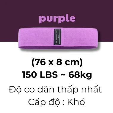 Dây Kháng Lực Đàn Hồi SOVEXA Miniband 3 Mức Co Giãn - Tập Chân Mông Đùi tại nhà, 36k 9